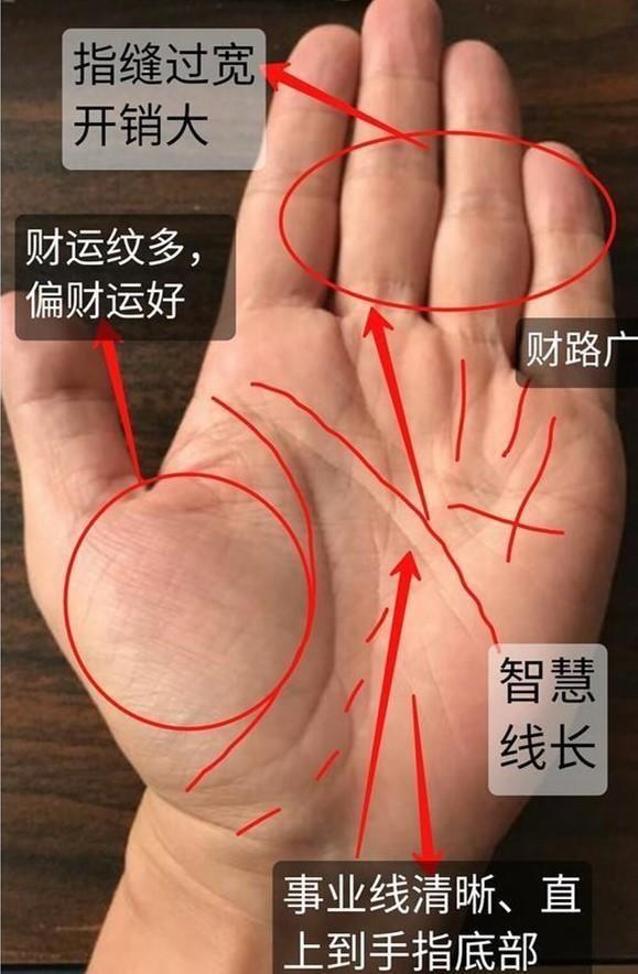 此手相者难赚大钱，但婚姻幸福