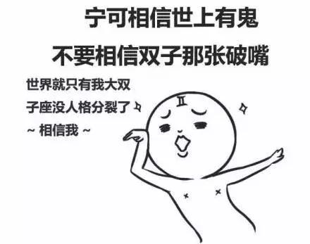 双子座:爱我你怕了吗,我只是有点孩子气~