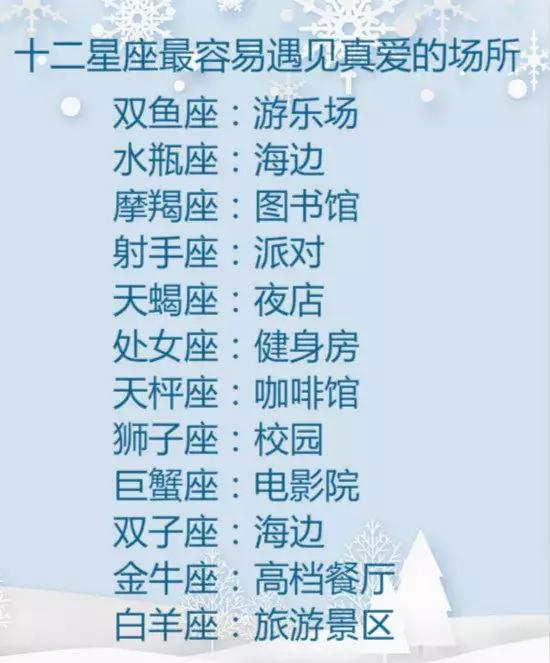 各种排行榜带你了解真实的12星座，坐稳扶好哦！