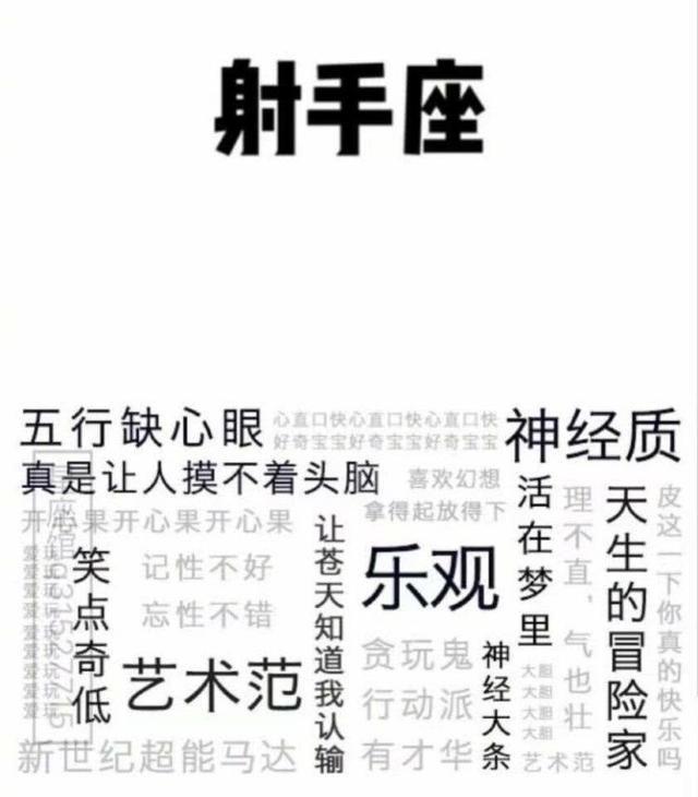 十二星座性格关键词大盘点，看了就知道是哪个星座