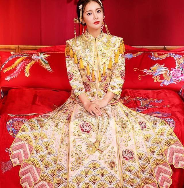 十二星座最高贵的中式婚服,水瓶座很霸气,狮子座的超美!