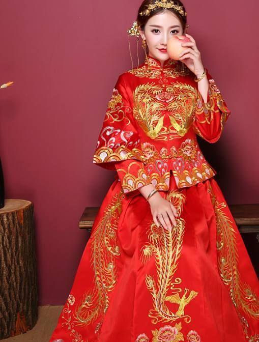 十二星座最高贵的中式婚服,水瓶座很霸气,狮子座的超美!