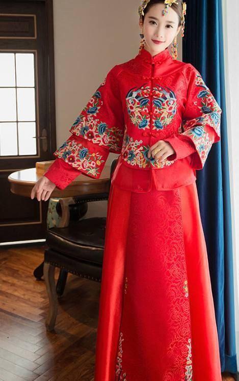 十二星座最高贵的中式婚服,水瓶座很霸气,狮子座的超美!