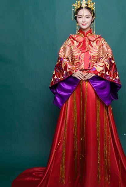 十二星座最高贵的中式婚服,水瓶座很霸气,狮子座的超美!