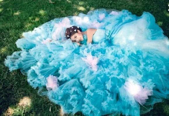 十二星座多彩婚纱秀,每一款都很漂亮,双鱼座的好有仙气!