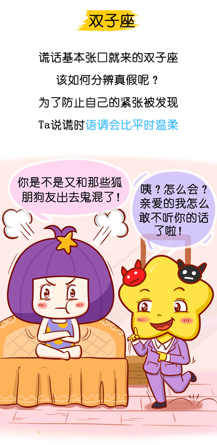 12星座撒谎时的小动作
