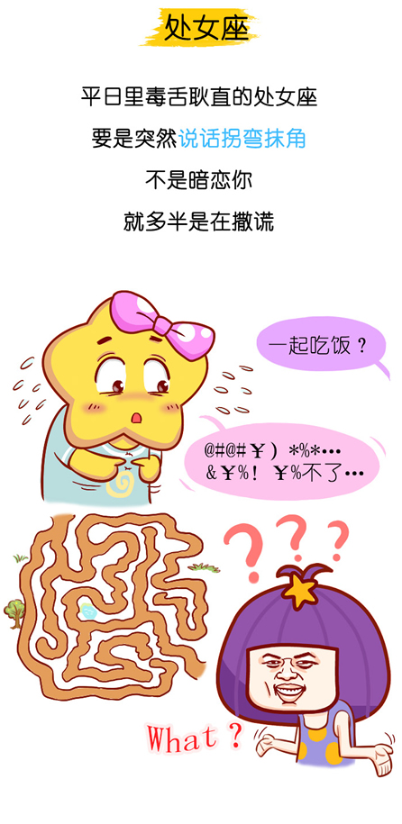 12星座撒谎时的小动作
