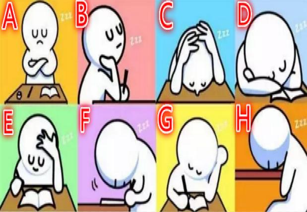心理测试:你打瞌睡最喜欢什么姿势?看出你是什么样的性格!